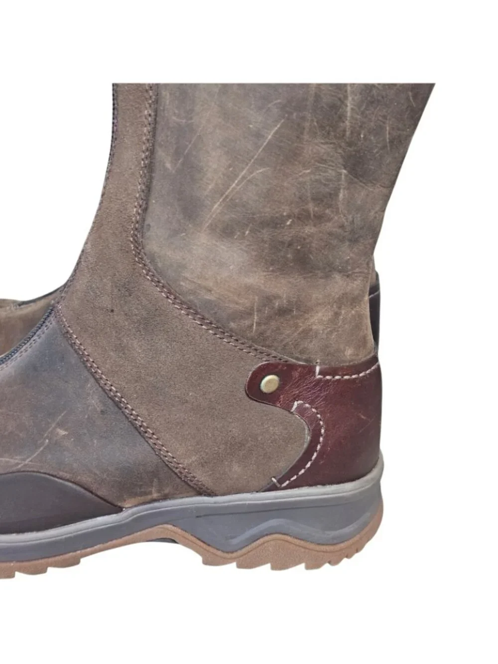 Merrell Tall Boots Sz 8 Eventyr Cuff Womens Brown Full Zip Active Heat Warm